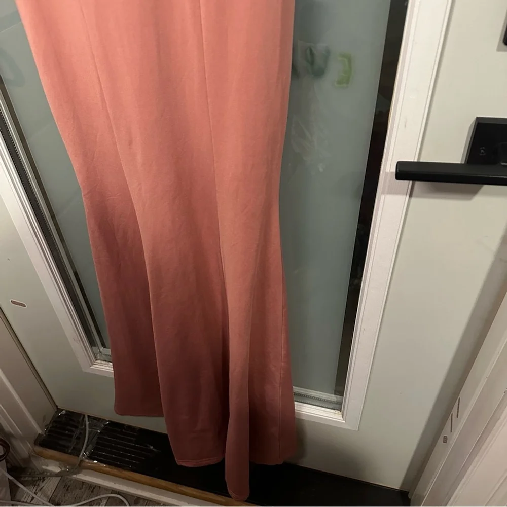 Size S Blush Pink Cap Sleeve Long Dress